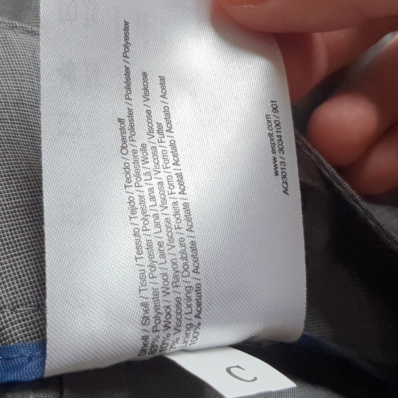 NWT grey Esprit skirt, size 4 - Picture 4 of 5